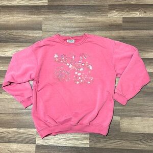 Vintage 90s Flowers and Birds Crewneck Sweatshirt